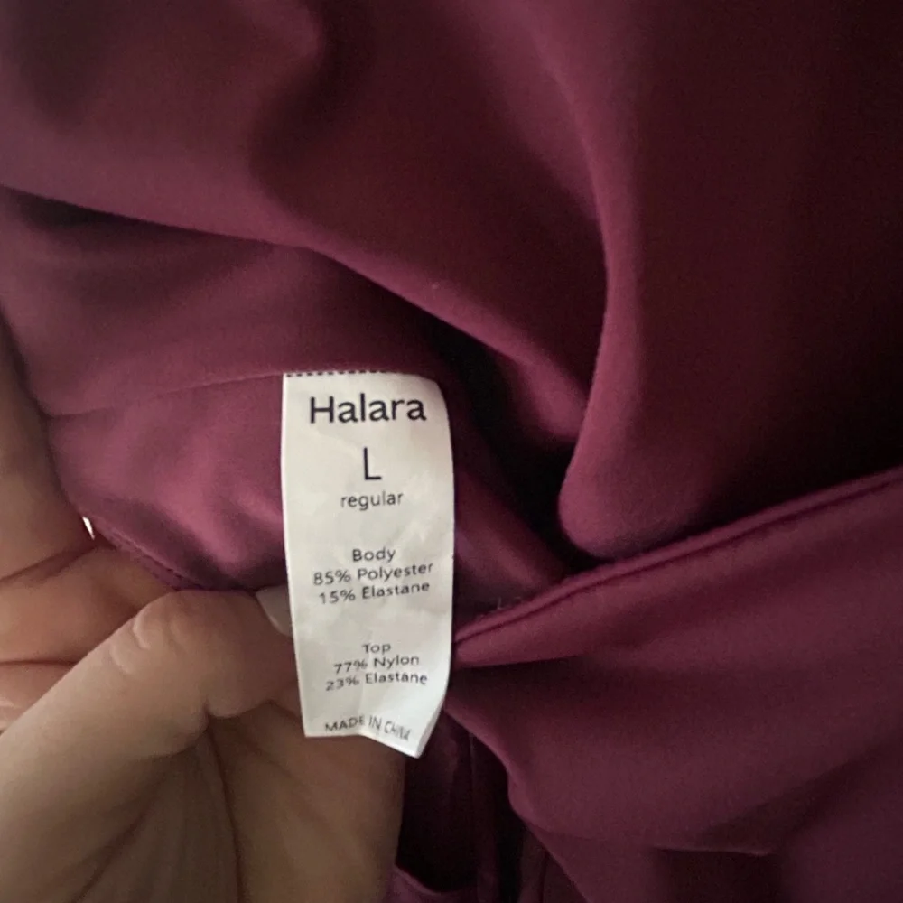 HALARA Burgundy Jumpsuit - Picture 3 of 3